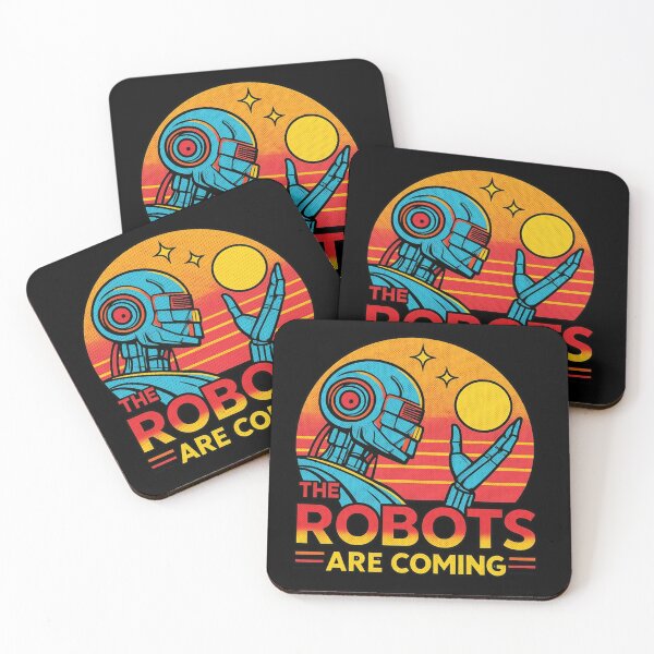 Item preview, Robot The Bots Are Coming AI Sci Fi Futuristic Android AI Tech Graphic Tee designed and sold by TEEJAMBOREE.
