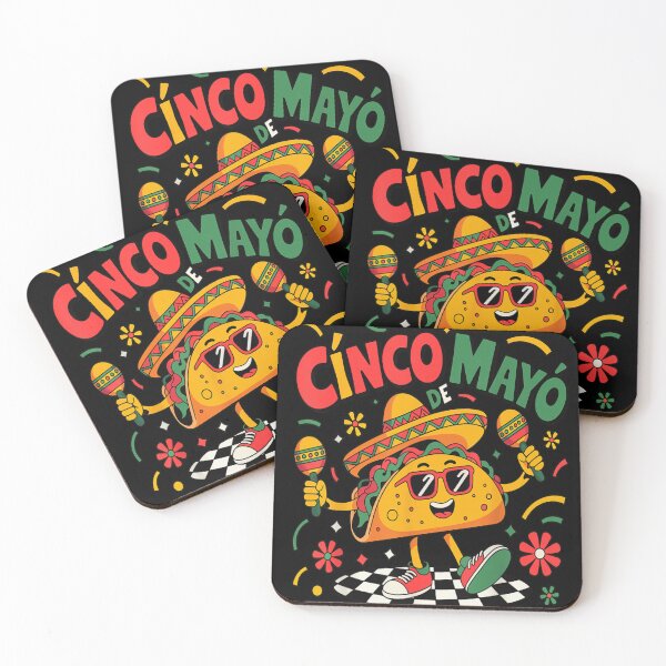 Item preview, Happy Cinco De Mayo Dancing Taco With Maracas Funny Mexican Fiesta designed and sold by Serene woods.