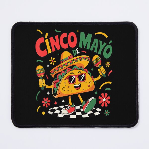 Item preview, Happy Cinco De Mayo Dancing Taco With Maracas Funny Mexican Fiesta designed and sold by Serene woods.