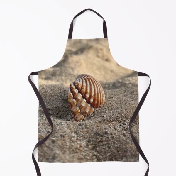 Item preview, Minimalist Brown Seashell on Sandy Beach designed and sold by Kainicram.