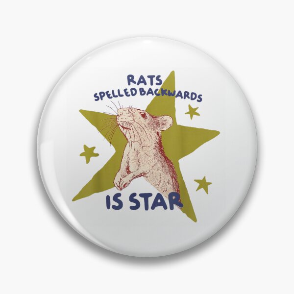 Item preview, Rats Spelled Backwards Is Star Vintage Retro Rodent Celestial Aesthetic Graphic designed and sold by Serene woods.
