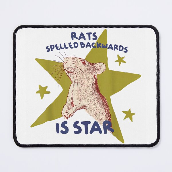Item preview, Rats Spelled Backwards Is Star Vintage Retro Rodent Celestial Aesthetic Graphic designed and sold by Serene woods.