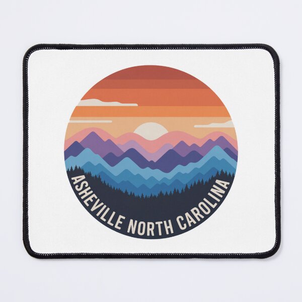 Item preview, Asheville North Carolina: Blue Ridge Mountains Sunrise designed and sold by CircinusStore.