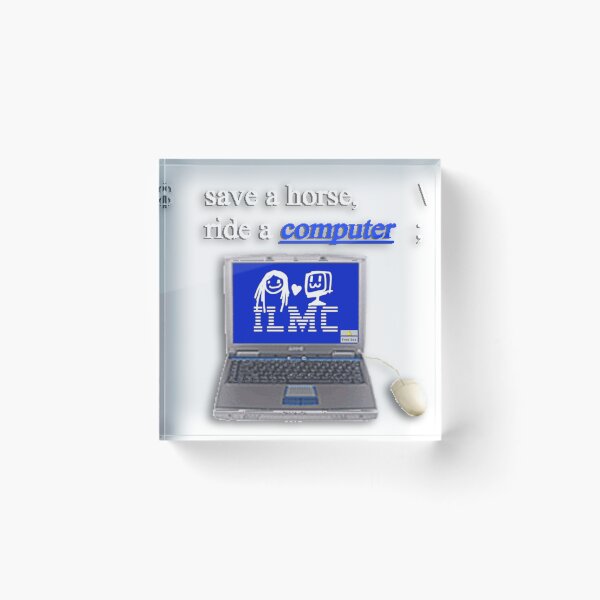 Item preview, save a horse ; i love my computer ninajirachi designed and sold by bijectivemap.