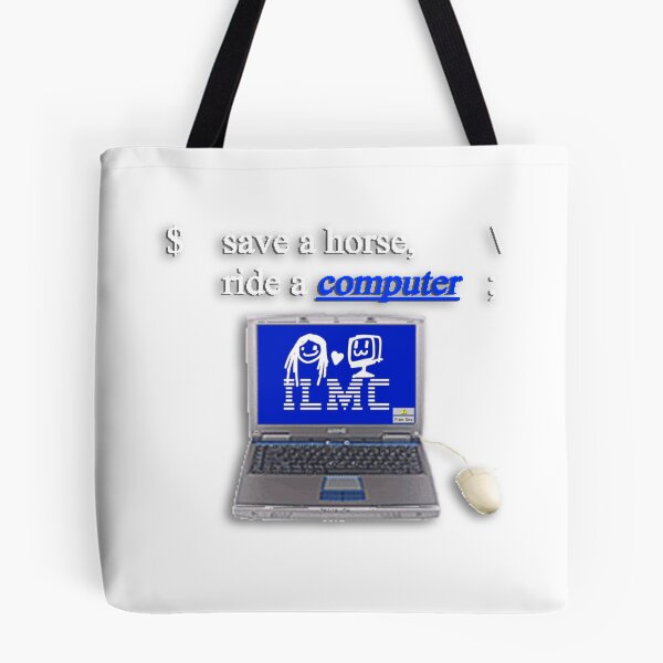 Item preview, save a horse ; i love my computer ninajirachi designed and sold by bijectivemap.