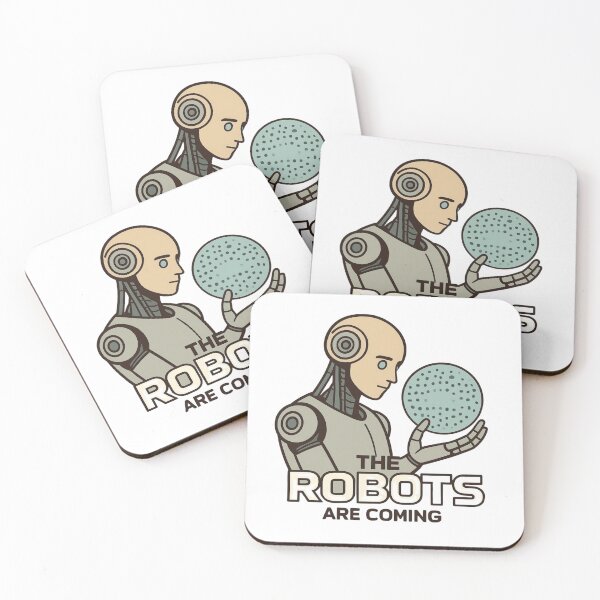 Item preview, Robot The Bots Are Coming AI Sci Fi Futuristic Android AI Tech Graphic Tee designed and sold by TEEJAMBOREE.