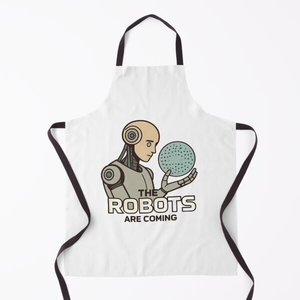 Item preview, Robot The Bots Are Coming AI Sci Fi Futuristic Android AI Tech Graphic Tee designed and sold by TEEJAMBOREE.