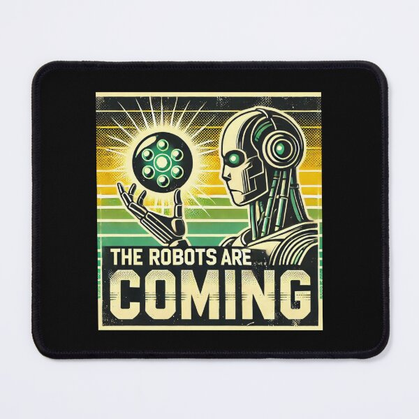 Item preview, Robot The Bots Are Coming AI Sci Fi Futuristic Android AI Tech Graphic Tee designed and sold by TEEJAMBOREE.