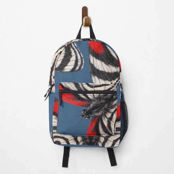 Item preview, Abstract Butterfly Pattern, Red Black Seamless Design on Dark Blue, Modern Print for Bags, Apparel & Home Decor designed and sold by GDNA.
