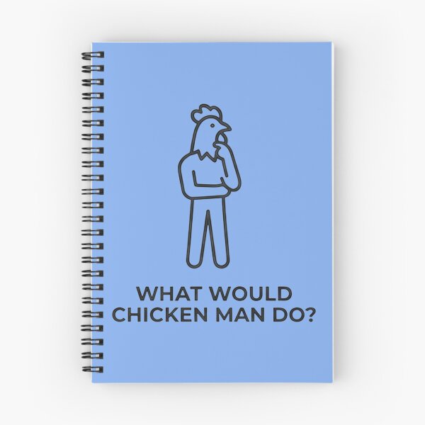 Item preview, Chicken Man Thinking - coloured designed and sold by Chicken Man Designs.