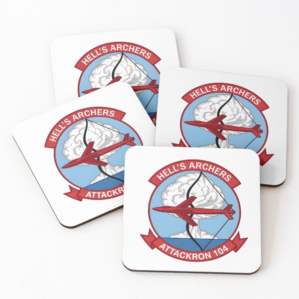 Item preview, Insignia of U.S. Navy Attack Squadron 104 (VA-104) "Hell's Archers" designed and sold by CharlieDesings.
