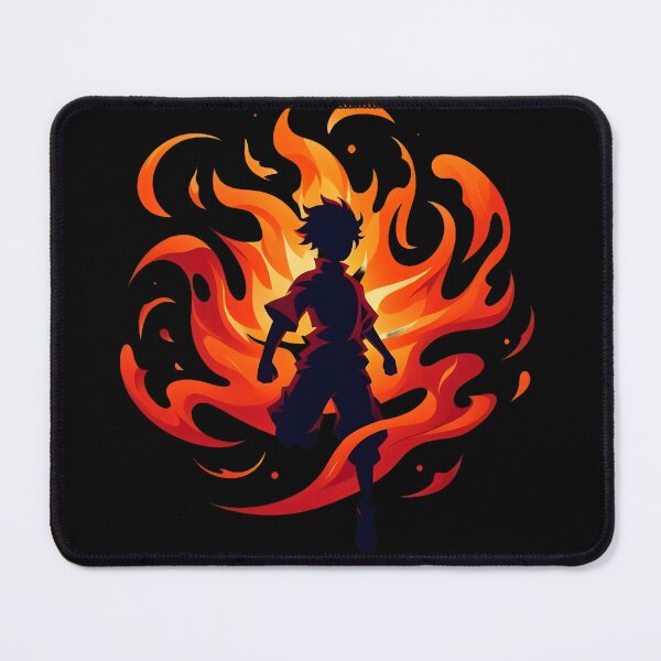 Item preview, Fire Spirit Anime Boy Design, Elemental Flame Aesthetic, Minimal Anime Character Graphic designed and sold by MouradStudio.