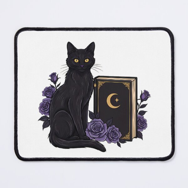 Item preview, Black Cat Moon Tome Gift designed and sold by IllumeInk.