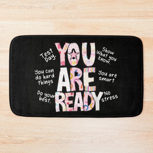 Item preview, You Are Ready Motivational Test Day School Encouragement For Smart Students designed and sold by Serene woods.