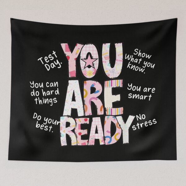 Item preview, You Are Ready Motivational Test Day School Encouragement For Smart Students designed and sold by Serene woods.