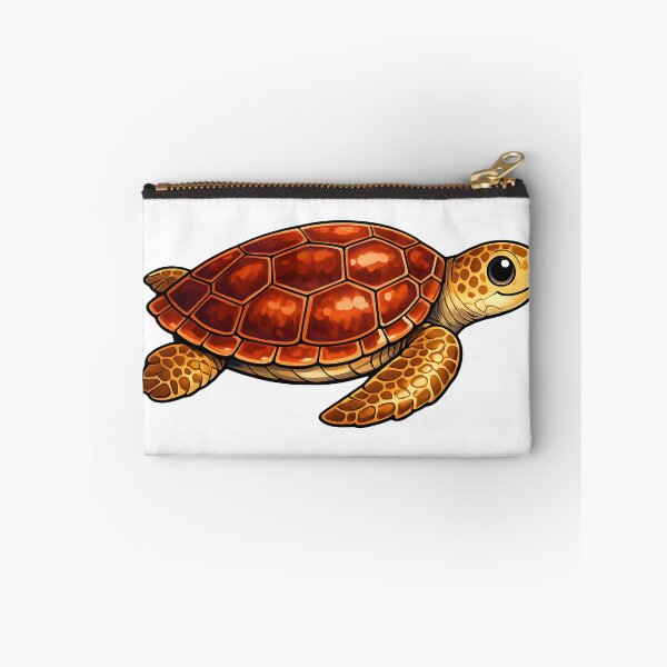 Item preview, Cute Loggerhead Turtle Cartoon Sea Turtle designed and sold by WhoopWhoopCo.