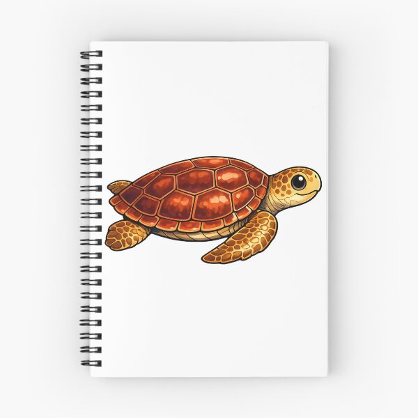Item preview, Cute Loggerhead Turtle Cartoon Sea Turtle designed and sold by WhoopWhoopCo.