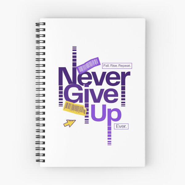 Item preview, Never Give Up designed and sold by GlimmerAura.