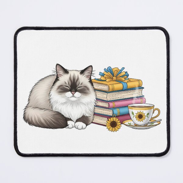 Item preview, Book Nook Ragdoll Gift designed and sold by pumsquare.