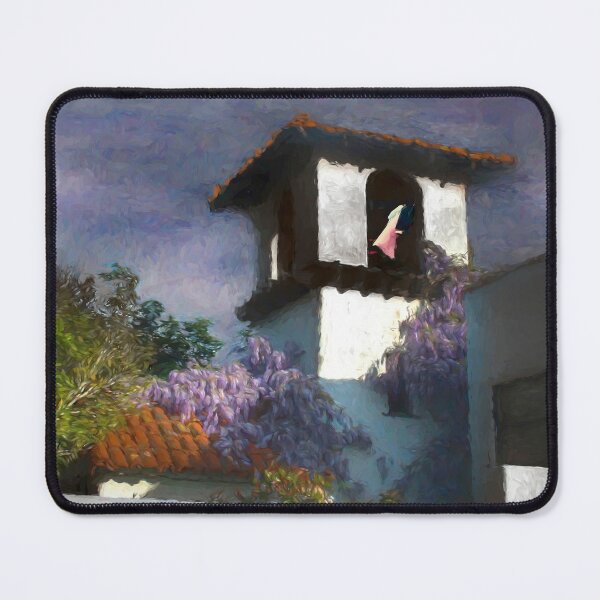 Item preview, Painted Washline in a Spanish Tower designed and sold by Wayne King.