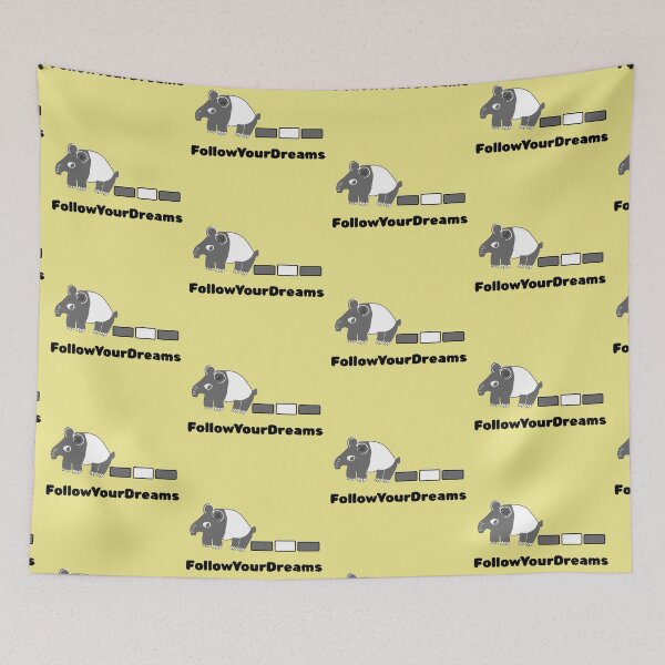 Item preview, FOLLOW YOUR DREAMS LaMaisonOfMY DREAMS TAPIR COLLECTION | PASTELY Edition | No.01 designed and sold by LaMaisonOfMY.
