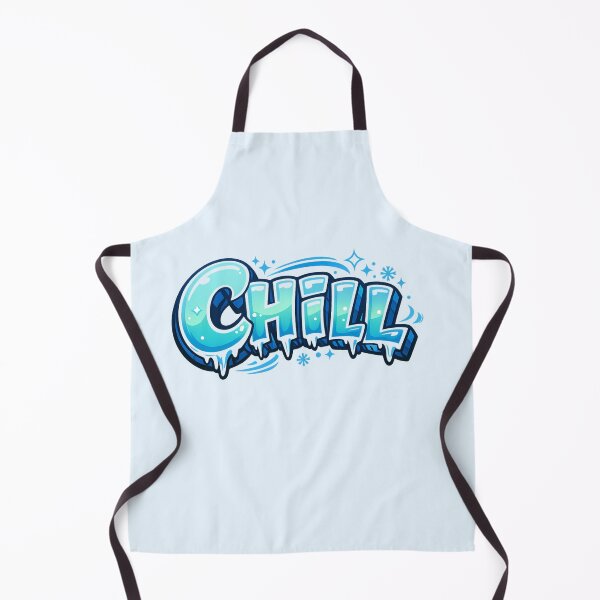 Item preview, Chill Icy Lettering Cool Vibe Text Design designed and sold by BROHLine Studio.