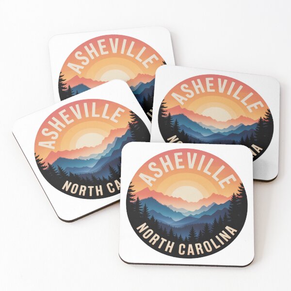 Item preview, Asheville North Carolina: Sunset Layered Landscape designed and sold by CircinusStore.