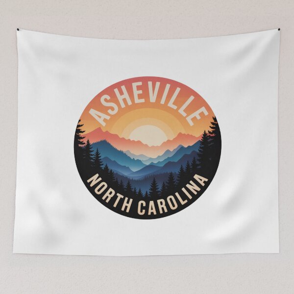 Item preview, Asheville North Carolina: Sunset Layered Landscape designed and sold by CircinusStore.