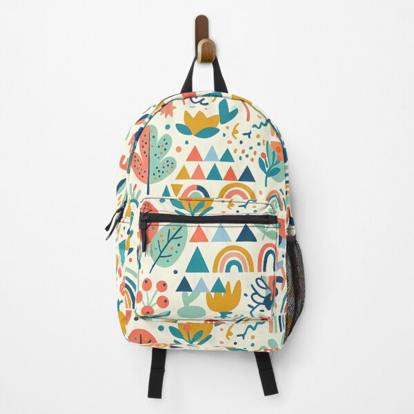 Item preview, Abstract Boho Floral Pattern Mid Century Geometric designed and sold by novadawy.