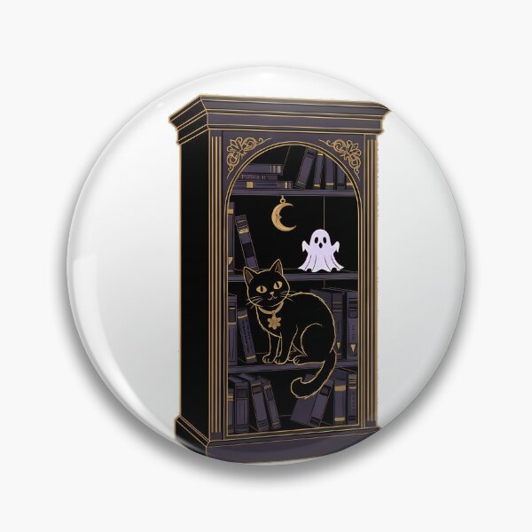 Item preview, Library Ghost Cat Gift designed and sold by IllumeInk.