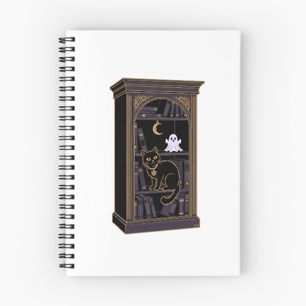 Item preview, Library Ghost Cat Gift designed and sold by IllumeInk.