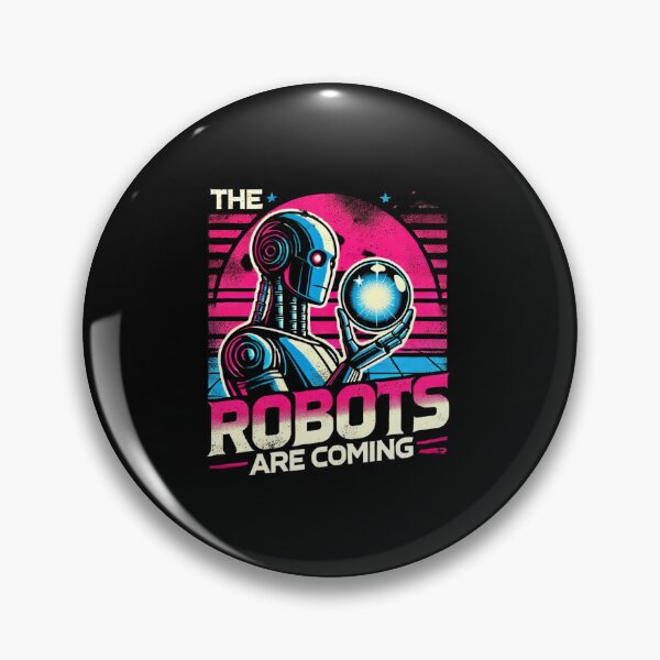 Item preview, Robot The Bots Are Coming AI Sci Fi Futuristic Android AI Tech Graphic Tee designed and sold by TEEJAMBOREE.