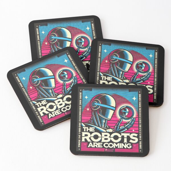 Item preview, Robot The Bots Are Coming AI Sci Fi Futuristic Android AI Tech Graphic Tee designed and sold by TEEJAMBOREE.