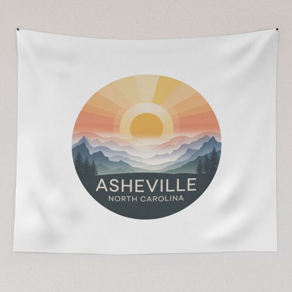 Item preview, Asheville North Carolina: Radiant Circle Landscape designed and sold by CircinusStore.