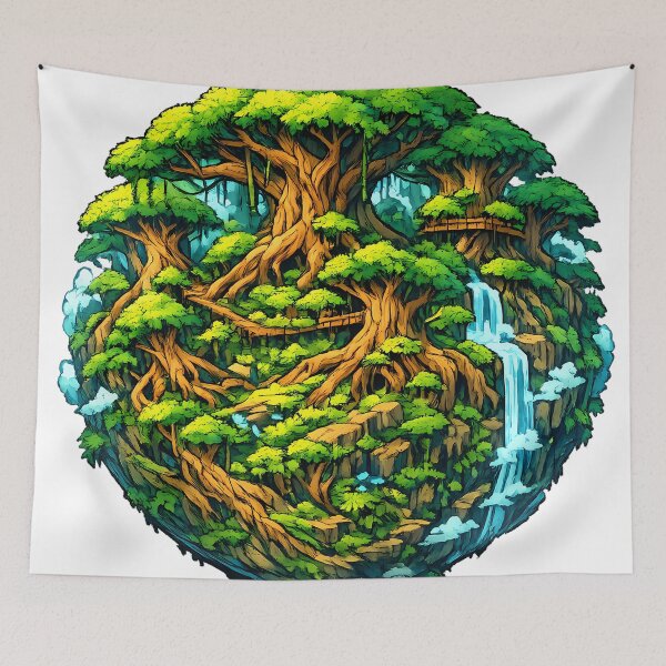 Item preview, Planet of the Ancient Forest designed and sold by kyokugen.