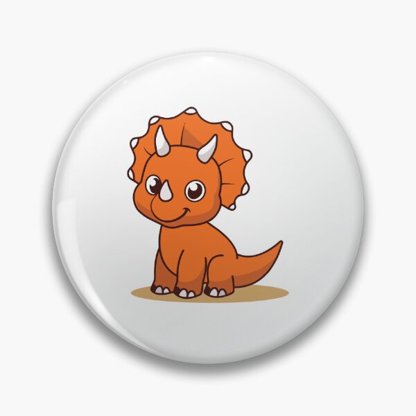 Item preview, Cute Baby Orange Triceratops Dinosaur designed and sold by cchpsz.