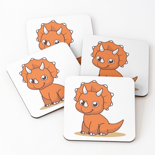 Item preview, Cute Baby Orange Triceratops Dinosaur designed and sold by cchpsz.