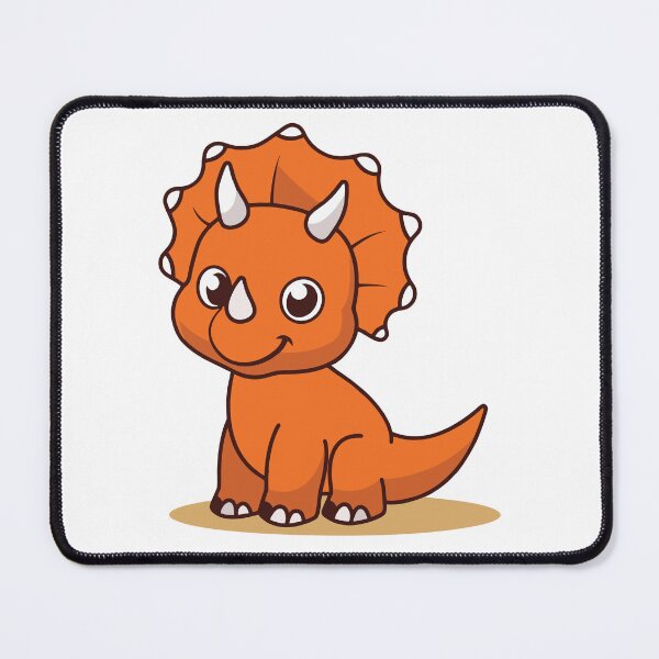 Item preview, Cute Baby Orange Triceratops Dinosaur designed and sold by cchpsz.
