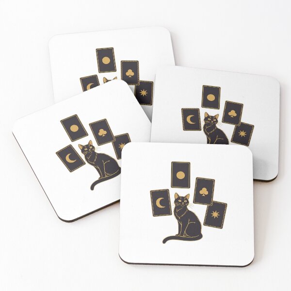 Item preview, Black Cat Tarot Moon Gift designed and sold by IllumeInk.