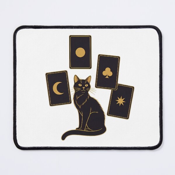 Item preview, Black Cat Tarot Moon Gift designed and sold by IllumeInk.