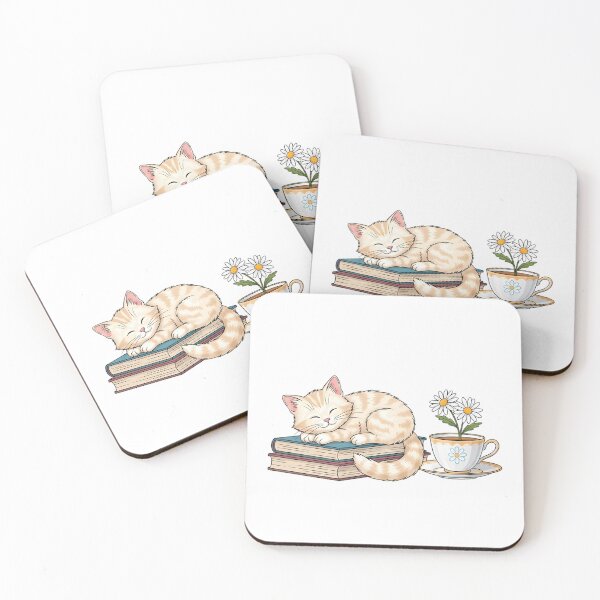 Item preview, Quiet Cat Tea Stack Gift designed and sold by pumsquare.