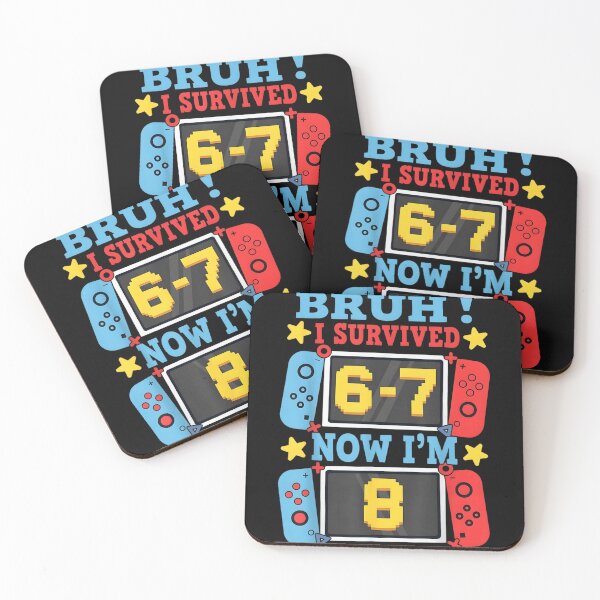 Item preview, Bruh I Survived 6-7 Now I am 8 Video Game Birthday Boy designed and sold by Phil Ben.