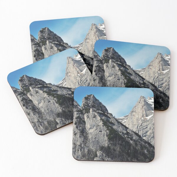 Item preview, Beautiful view of the Carpathian Mountains, snow-covered cliffs, Transylvania designed and sold by studio838.