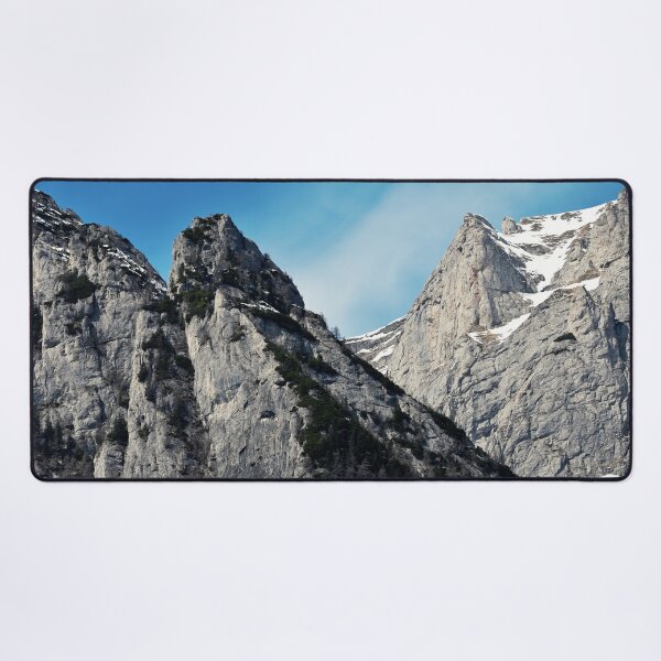Item preview, Beautiful view of the Carpathian Mountains, snow-covered cliffs, Transylvania designed and sold by studio838.