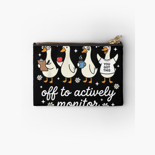 Item preview, Off To Actively Monitor Funny Duck Teacher Testing Season School Humor designed and sold by Phil Ben.