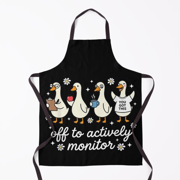 Item preview, Off To Actively Monitor Funny Duck Teacher Testing Season School Humor designed and sold by Phil Ben.