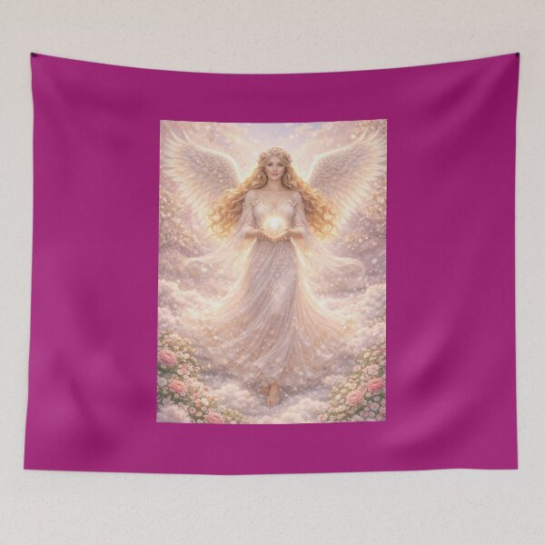 Item preview, Angel of the floating clouds / gently guided in the light designed and sold by engelsinne777.