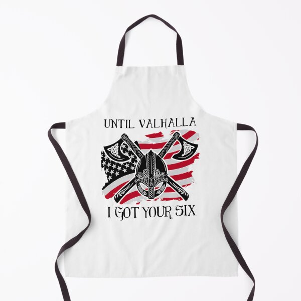 Item preview, Until Valhalla I Got Your Six Us Flag designed and sold by SandraBrav.