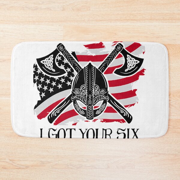 Item preview, Until Valhalla I Got Your Six Us Flag designed and sold by SandraBrav.