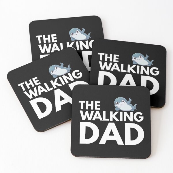 Item preview, The Walking Dad Funny Shark Parody designed and sold by Nature's Chibis.